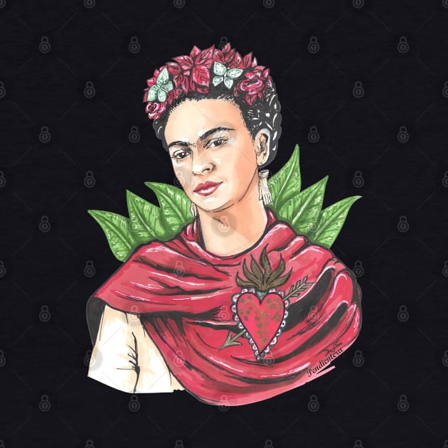 Frida Kahlo by Pendientera